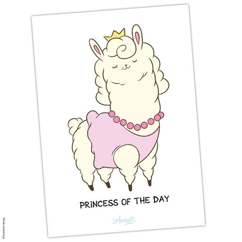 Postkarte Prinzessin