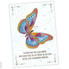 Postkarte Krafttier Schmetterling "Das Glück vollkommener Wandlung"
