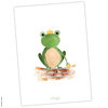 Postkarte Frosch „Goldkugel“
