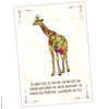 Postkarte Krafttier Giraffe „Neue Perspektiven & Ziele“