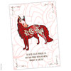 Postkarte Krafttier Fuchs „Wahrheit“