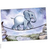 Postkarte Elli Elefant "Balance"