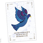 Postkarte Krafttier Taube „Hoffnung“