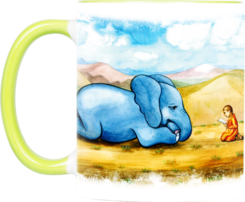 Tasse Elli Elefant "Ich pass auf Dich auf" (330, 340, 450 ml)
