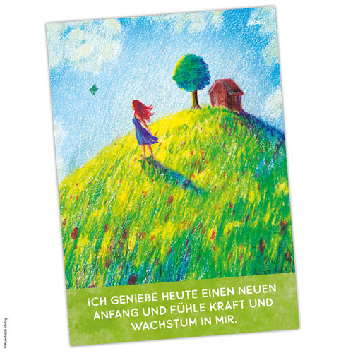 Postkarte "Zeit im Wandel" Frühling
