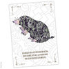 Postkarte Krafttier Maulwurf "Zuversicht"