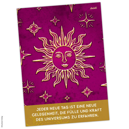 Postkarte Sonne